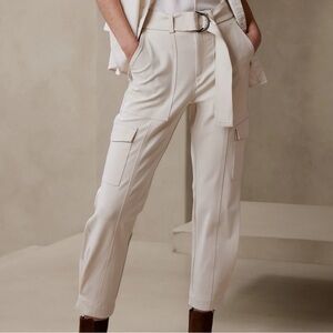 SOLD…Women's Cream Cargo Pants